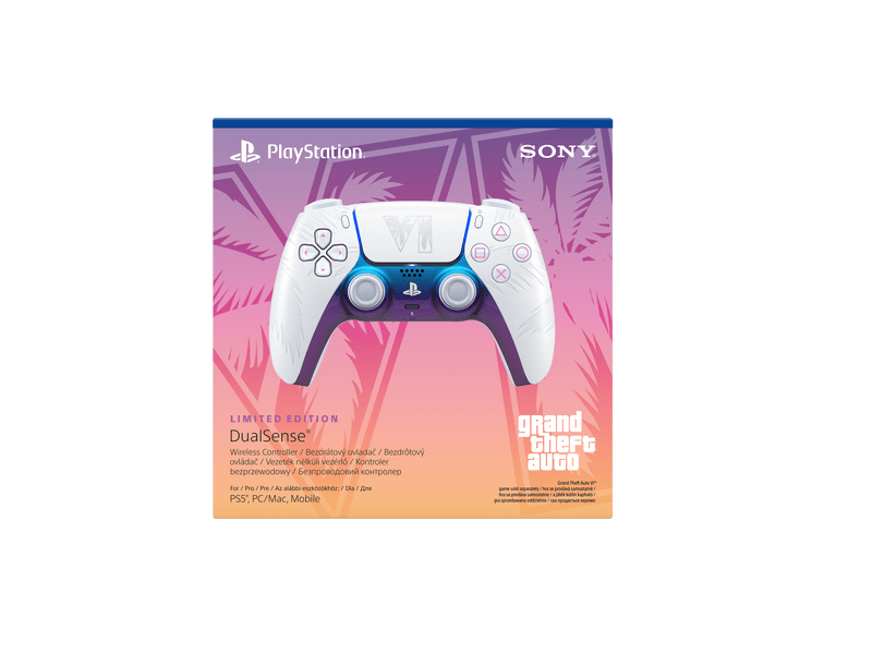 PS5 DualSense Vezeték nélküli kontroller, GTA VI White Limited Edition