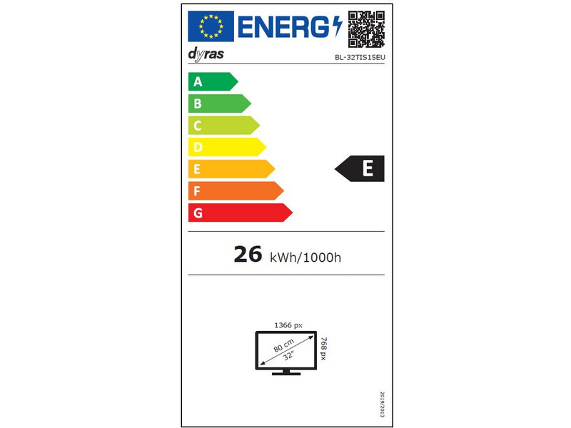 Dyras BL-32TIS15EU 32” Smart HD LED televizor