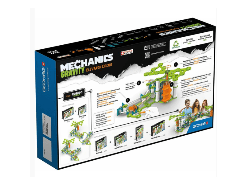 Geomag 20GMG00765 Mechanics Gravity Elevator Circuit mágneses építőjáték 207 db-os szett