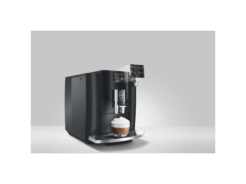 JURA E6 Piano Black Automata kávéfőző, Fekete