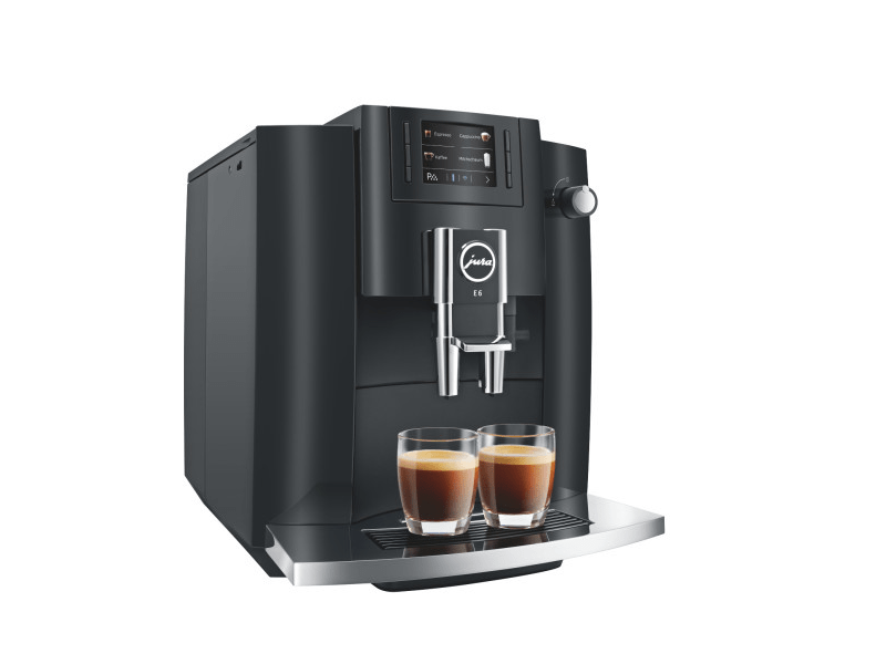 JURA E6 Piano Black Automata kávéfőző, Fekete