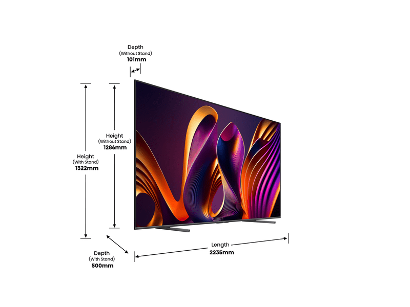 100E7NQPRO 4K UHD SmartQLED TV