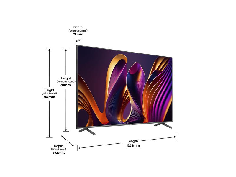 55E7NQPRO 4K UHD Smart QLED TV