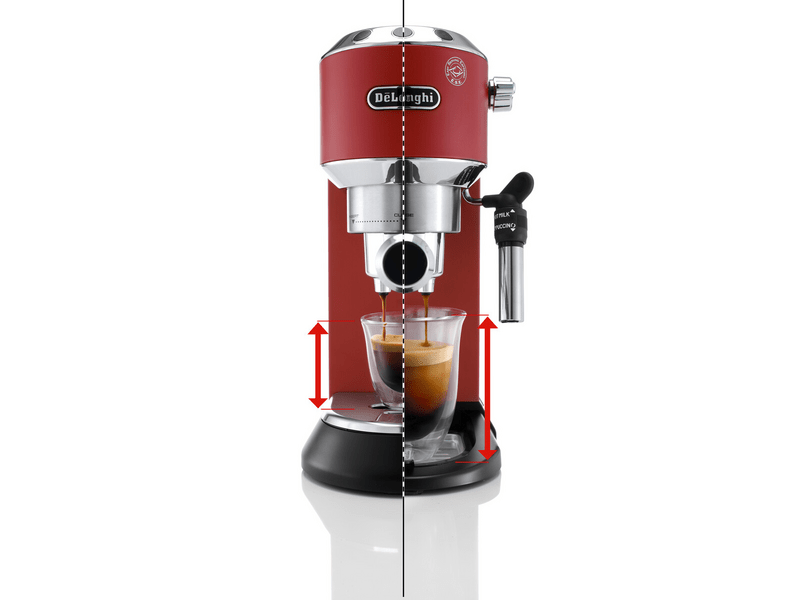 DeLonghi EC685.R Dedica manuális espresso kávéfőző + Kimbo Prestige Espresso Szemes kávé, 1 kg