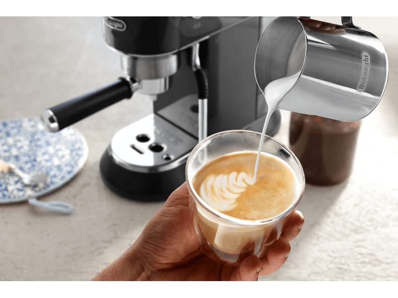 De'Longhi Dedica Arte EC885.GY manuális kávéfőző, szürke