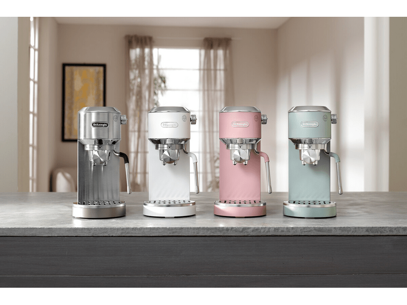 DeLonghi EC890.M Dedica Duo Manuális espresso kávéfőző, fém színű