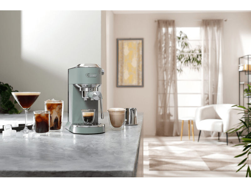 DeLonghi EC890.GR Dedica Duo Manuális espresso kávéfőző, zöld