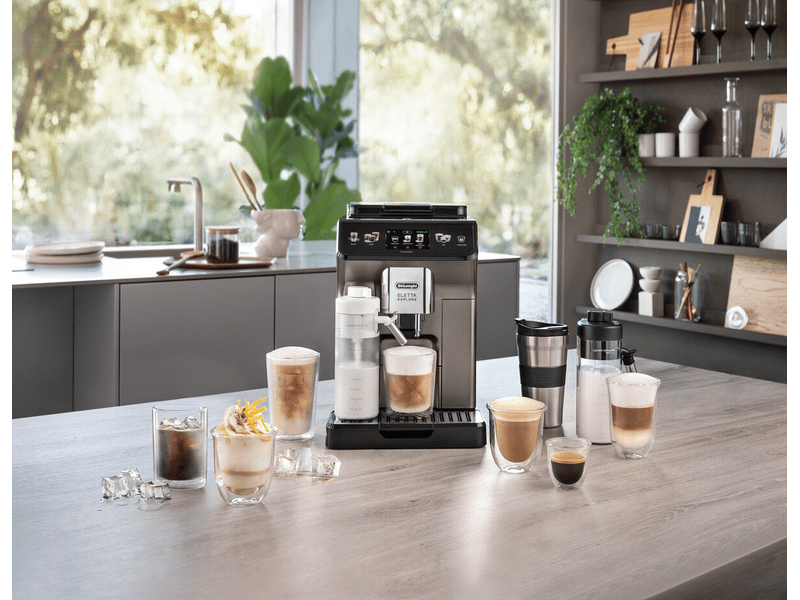 De'Longhi Eletta Explore ECAM450.86.T automata kávéfőző, titánium