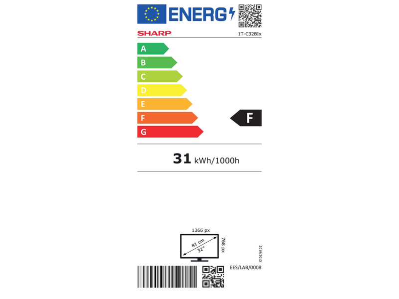 Sharp 32BI2EA HD Ready Android Smart LED TV