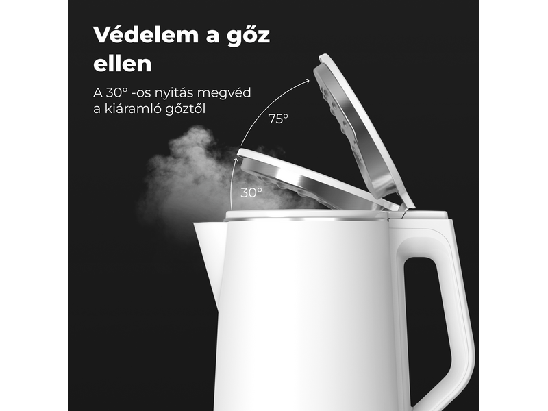 Aeno EK2 Elektromos vízforraló, fehér (AEK0002)