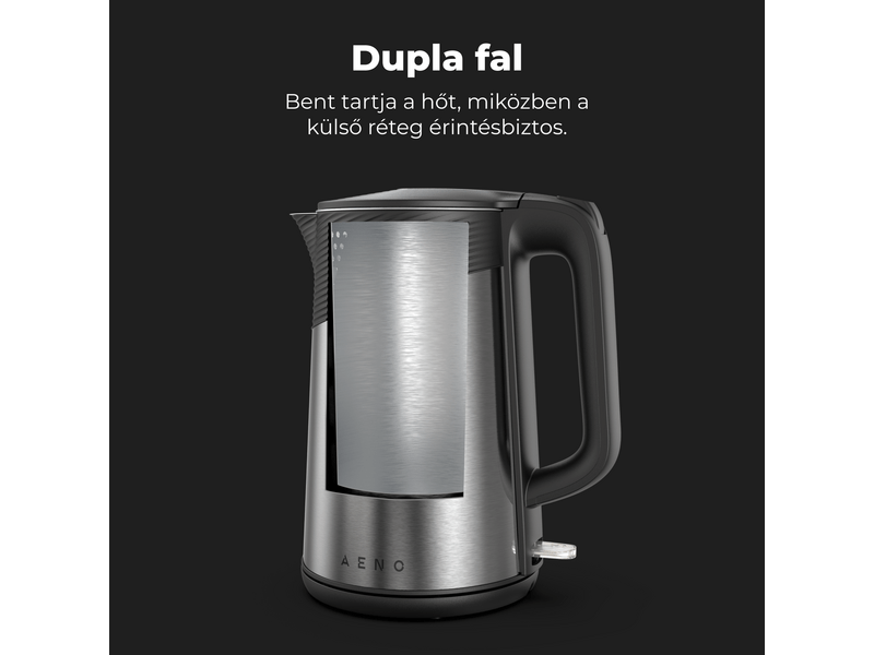 Aeno EK3 Elektromos vízforraló, fekete (AEK0003)