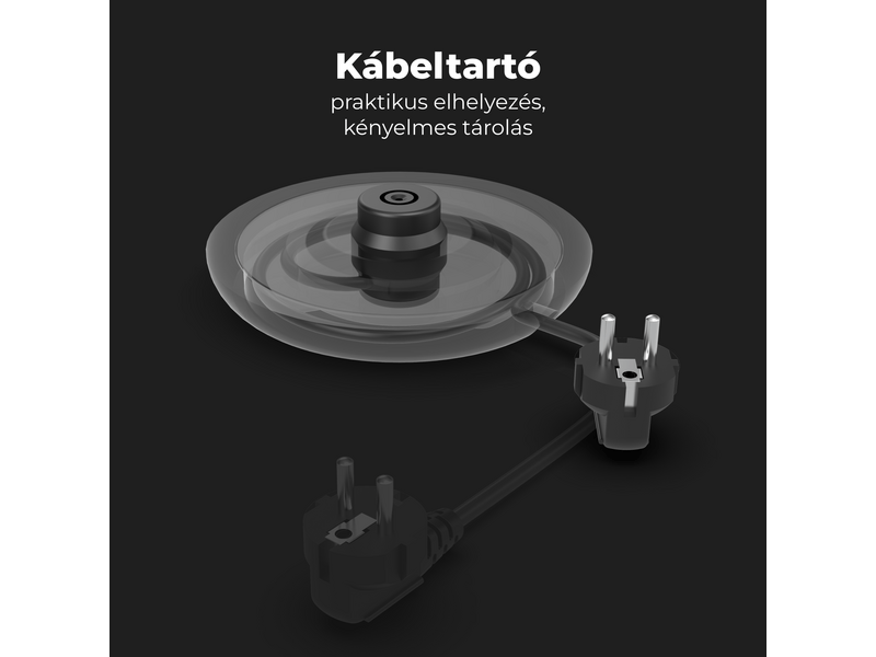 Aeno EK3 Elektromos vízforraló, fekete (AEK0003)