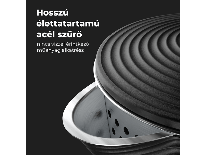 Aeno EK3 Elektromos vízforraló, fekete (AEK0003)