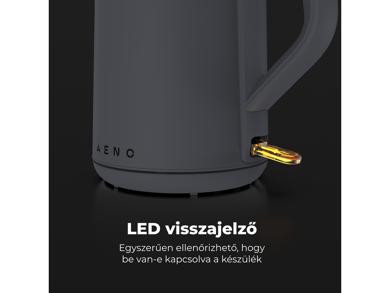 Aeno EK4 Elektromos vízforraló, szürke (AEK0004)
