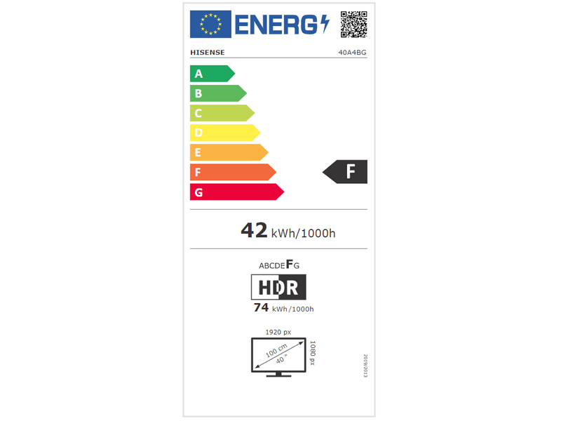 Hisense 40A4BG Full HD Smart LED TV