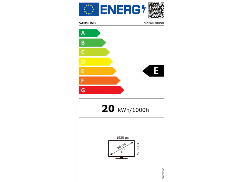 Samsung Odyssey LS27AG300NRXEN Full HD Monitor, 144Hz