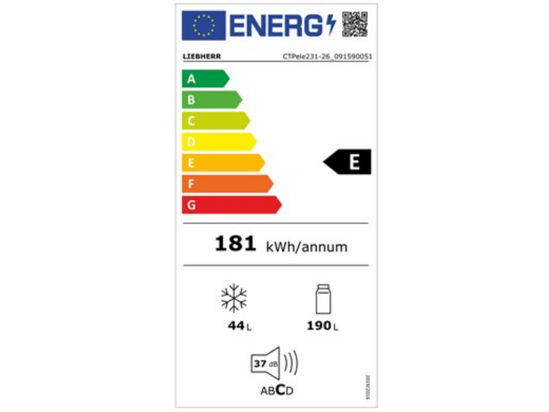 Liebherr CTPELE231 Felűlfagyasztós hűtőszekrény