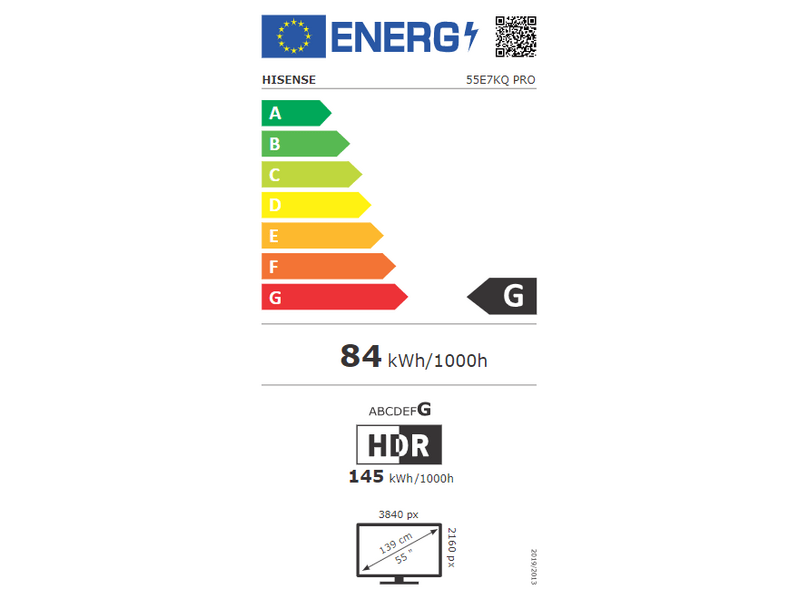 Hisense 55E7KQ PRO 4K UHD Smart QLED TV