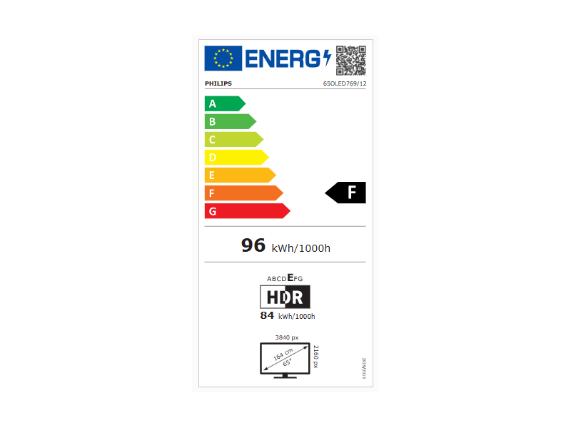 164cm 4K UHD 120Hz SMART Ambilight OLED