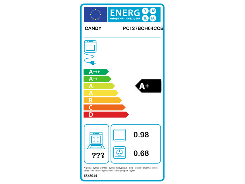 Candy P CI 27BCH64CCB Ugradbena pećnica + ploča za kuhanje