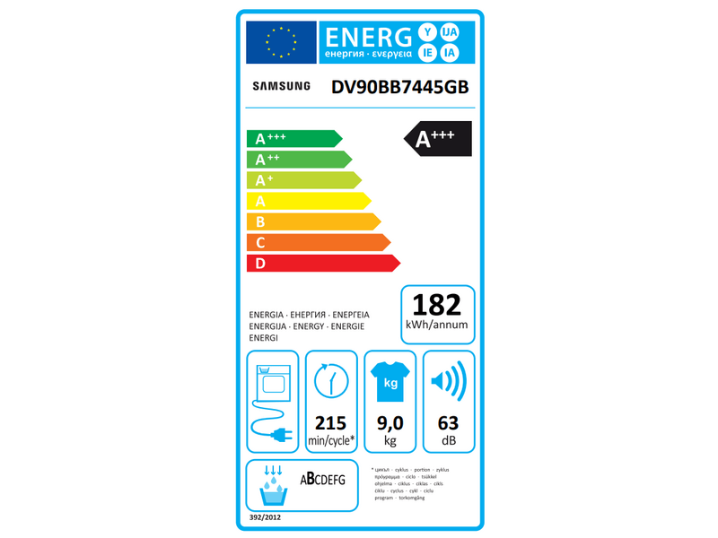 Samsung DV90BB7445GB/S6 Szárítógép