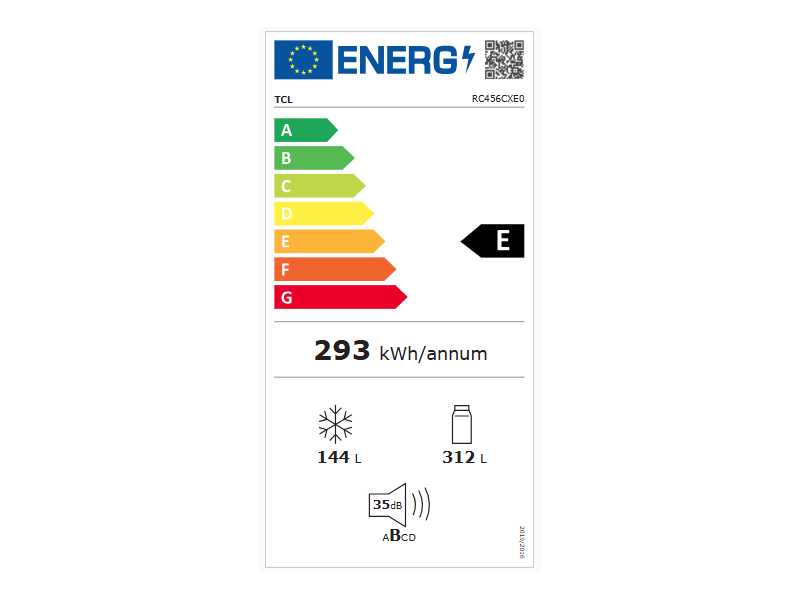 TCL RC456CXE0 Side by Side Multidoor hűtőszekrény