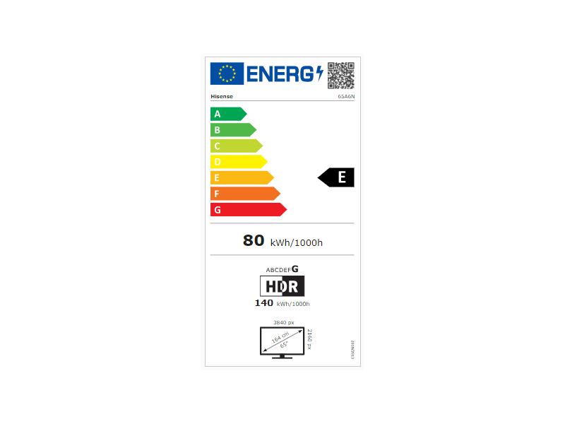 65A6N 4K UHD Smart LED TV