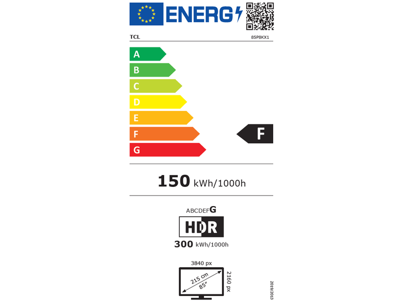 TCL 85P8K TV