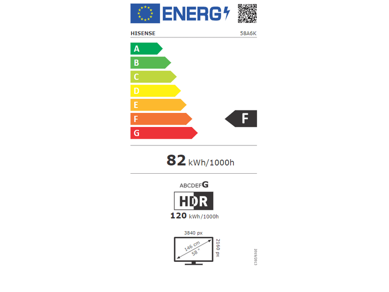 Hisense 58A6K 4K UHD Smart LED TV