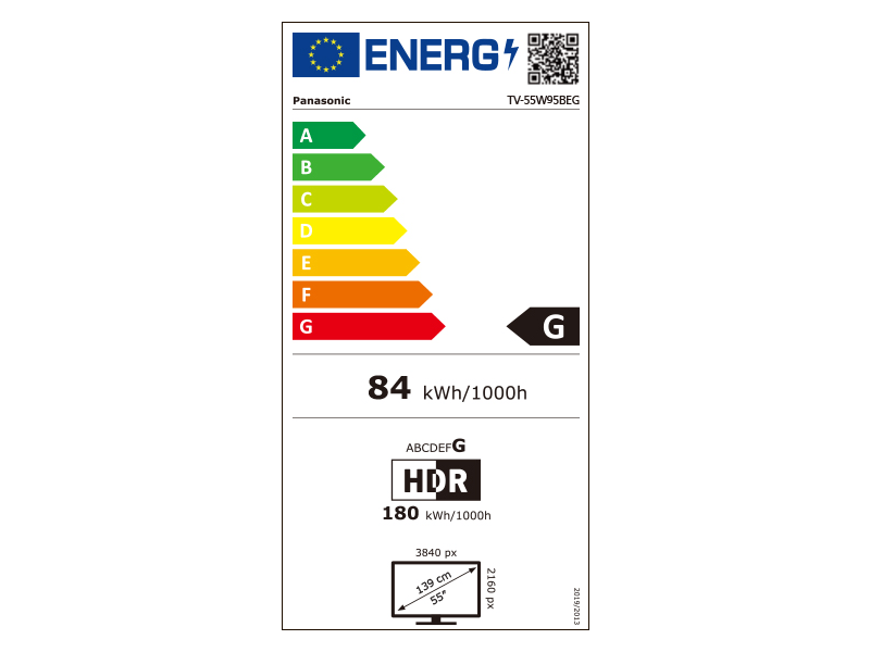 Panasonic TV-55W95BEG 55
