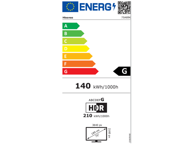 Hisense 75A69K 75