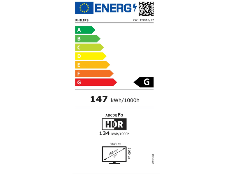 194cm 4K UHD 120Hz SMART Ambilight OLED