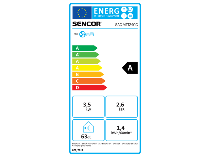 Sencor SAC MT1240C Mobilklíma