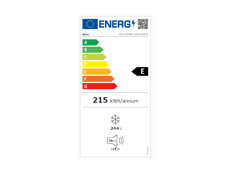 Beko FS127340N zamrzivač