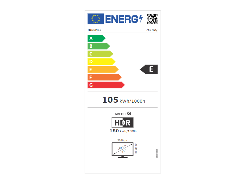 75E7NQ 4K UHD Smart QLED TV