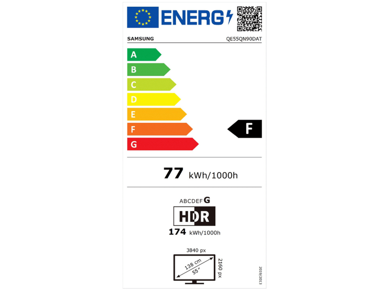 Samsung QE55QN90DATXXH 4K UHD Smart Neo QLED Mini LED TV