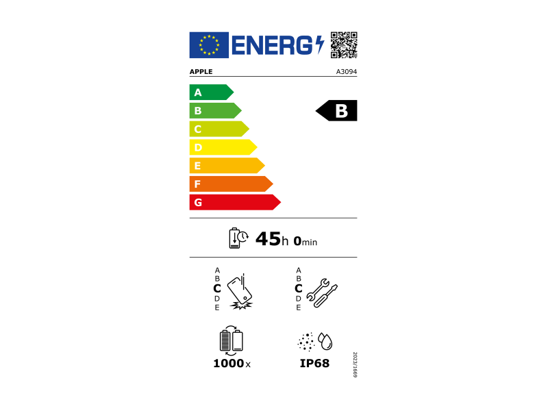 Apple iPhone 15 Plus 128GB Okostelefon, Fekete (MU0Y3SX/A)