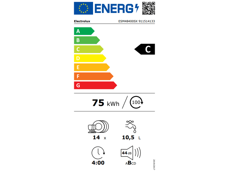 Electrolux ESM48400SX SatelliteClean 600 Mosogatógép