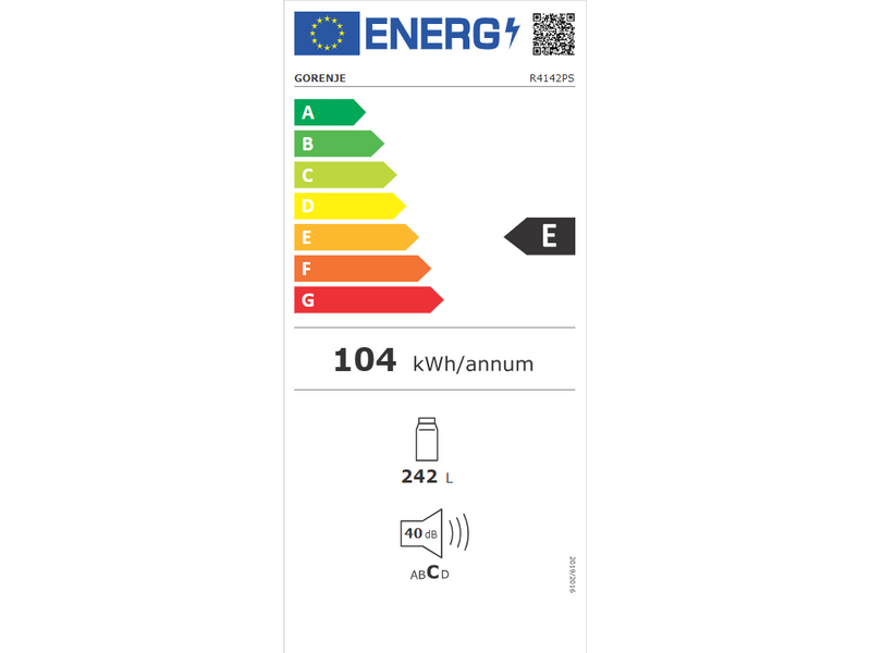 Gorenje R4142PS Egyajtós hűtő