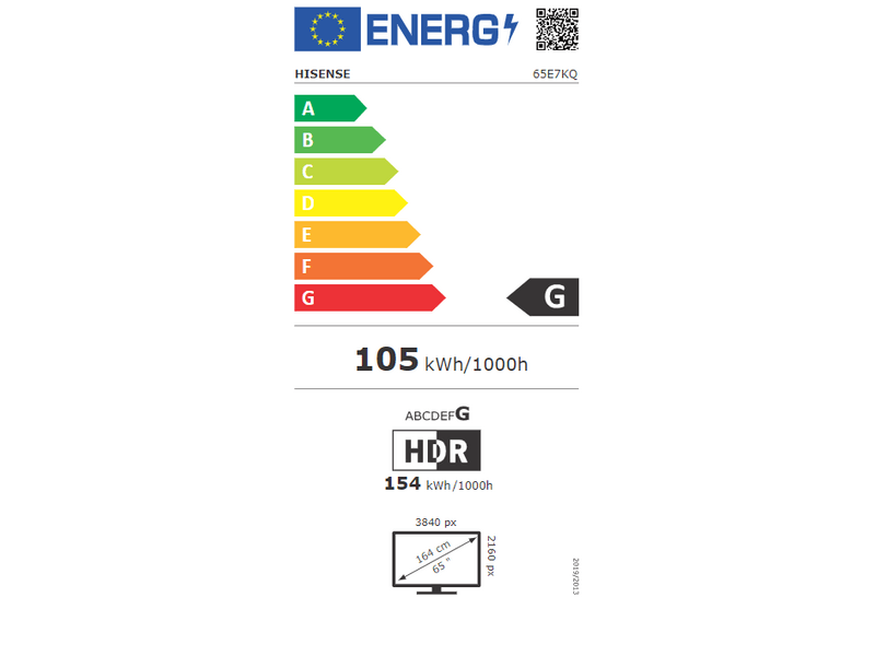 Hisense 65E7KQ 4K UHD Smart QLED TV