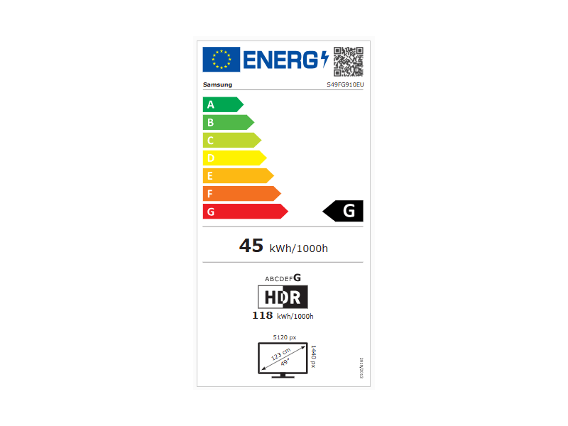 Samsung LS49FG910EUXEN Odyssey G9 49