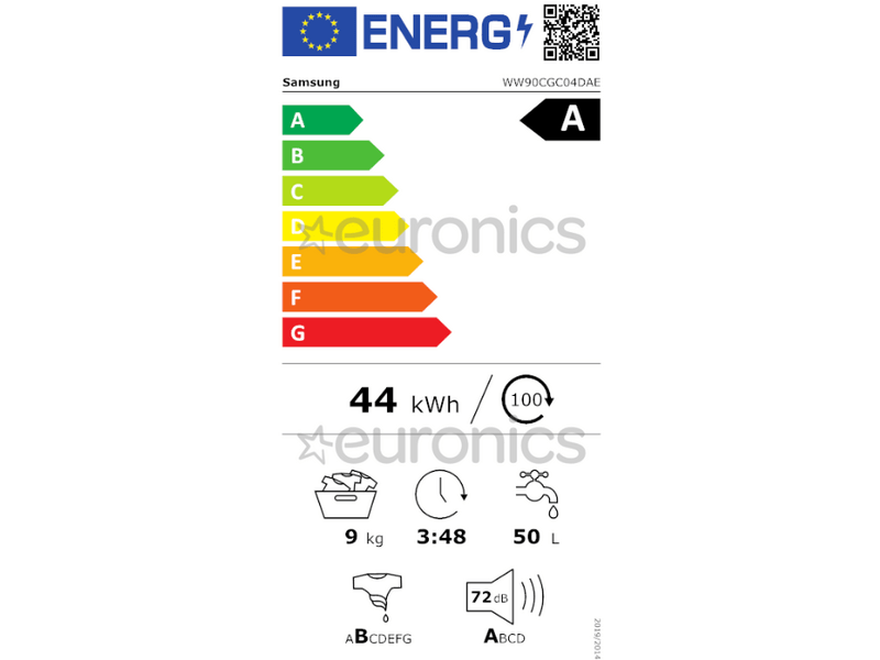 Samsung WW90CGC04DAELE Elöltöltős mosógép