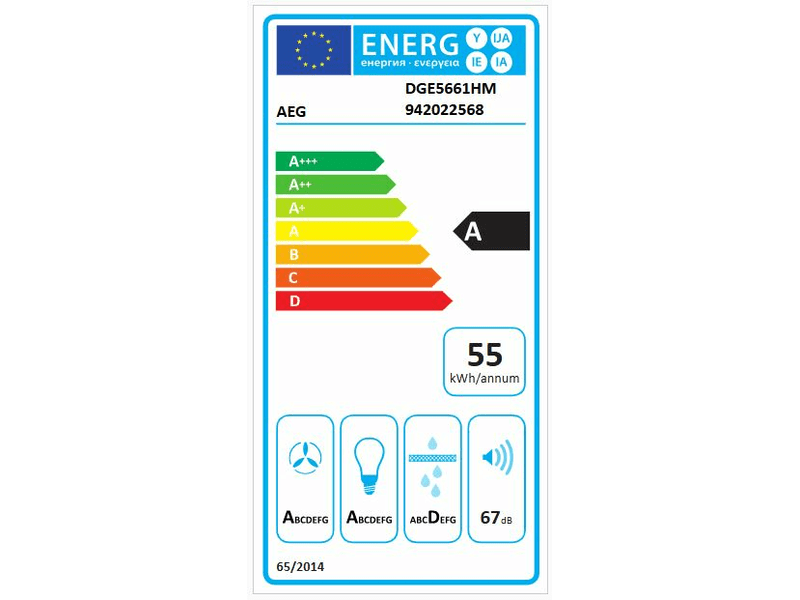 AEG DGE5661HM Rejtett páraelszívó