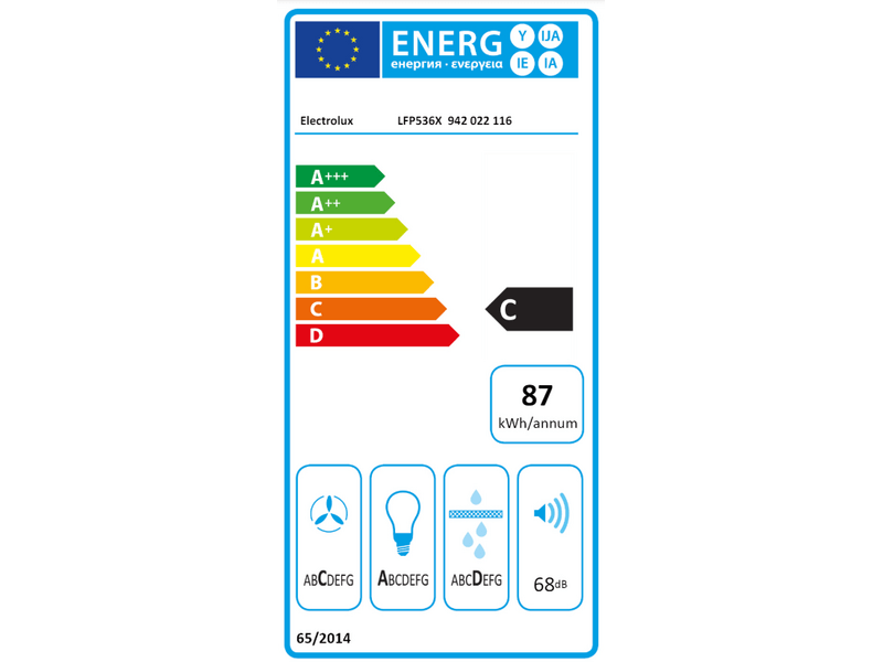 Electrolux LFP536X ExtractionTech 600 Teleskopska napa