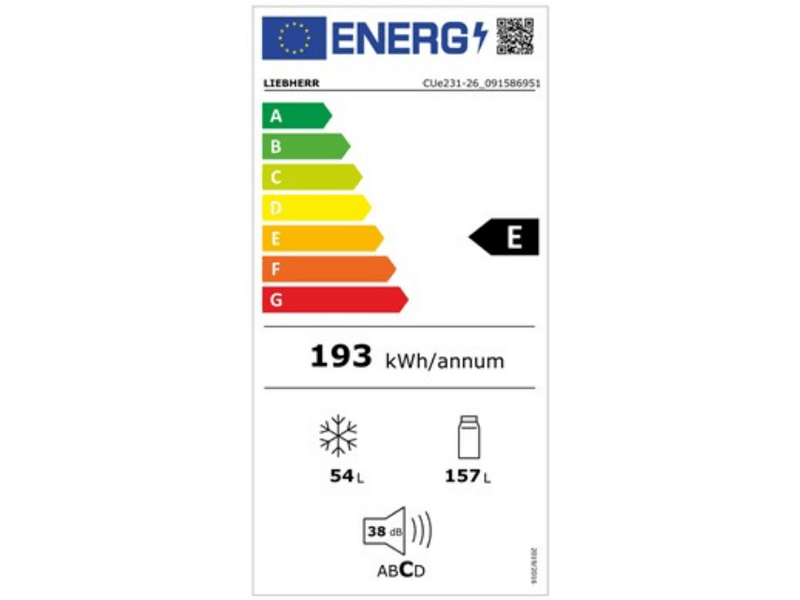 Liebherr CUE231 Alufagyasztós hűtőszekrény