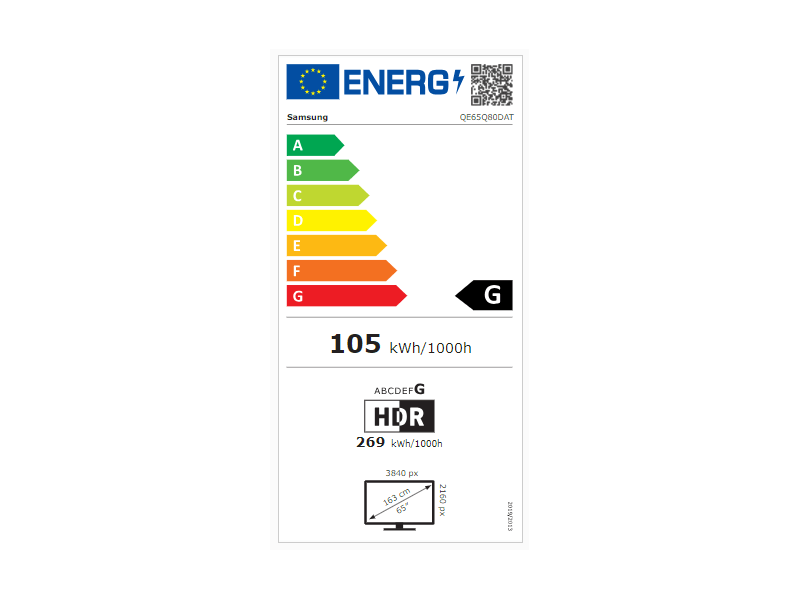 Samsung QE65Q80DATXXH 65