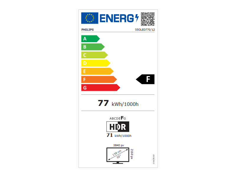 139cm 4K UHD OLED Smart Ambilight TV
