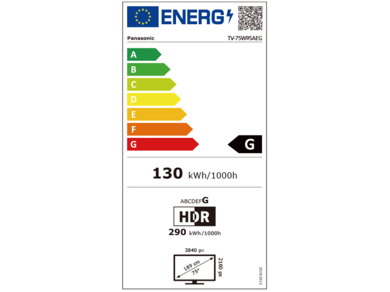 Panasonic TV-75W95AEG Smart OLED 190 cm