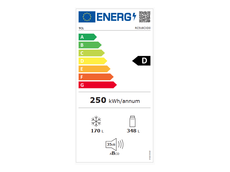 TCL RC518CXD0 Multidoor hűtőszekrény