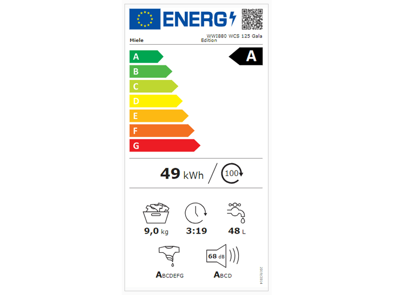 Miele WWI880 WCS 125 Gala Edition Elöltöltős mosógép